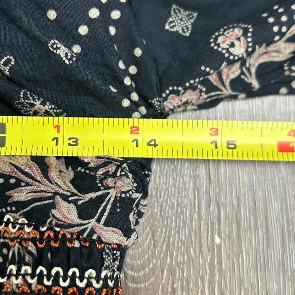 Free People black and Blush Floral Maxi Dress - Picture 8 of 11